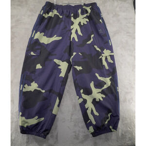 Adidas Originals 3-Stripes Camo Print Track Pants 2XL Navy Green Trefoil Logo
